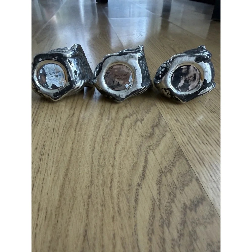 3 Turkey Place Card  Holder/ Napkin Rings